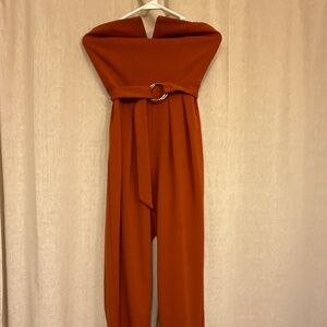 Dark orange jumpsuit